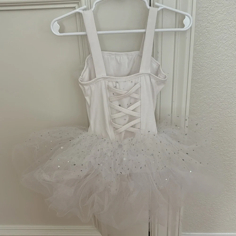 Little Girls Sparkle Dot Tank Tutu Dress